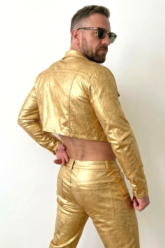 Sunlit Gold Jacket and Trouser Duo