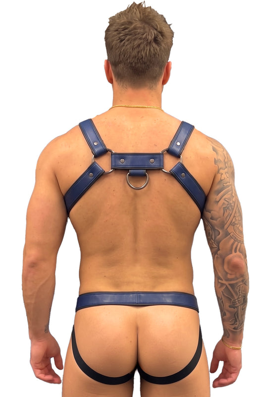 Joylgbt Men’s Blue Harness Briefs