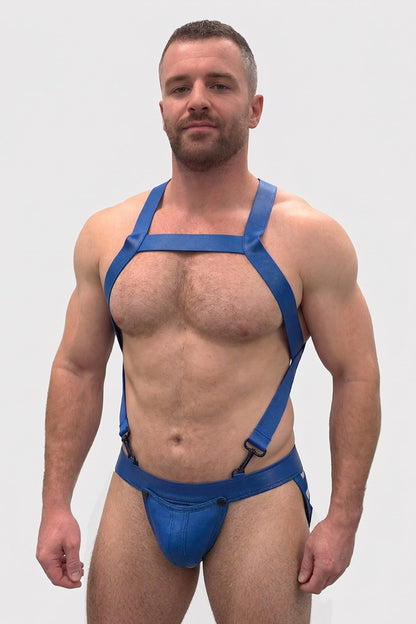Joy-lgbt Rigline Clip Harness & Jock — Cobalt