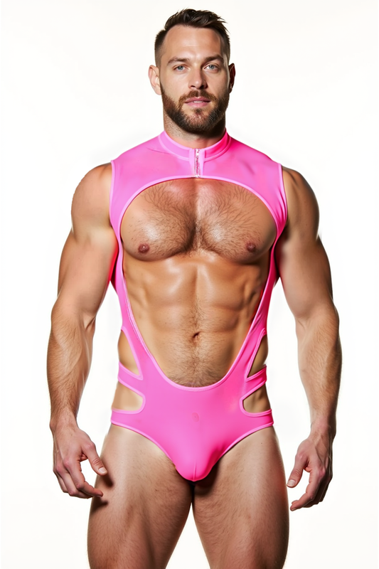 Barbie Boy Sheer Pink Body Thong