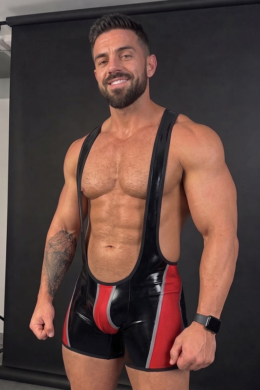 Colorblock Fitted Singlet Romper-Four colors available