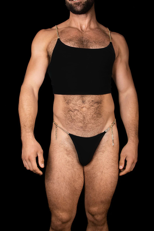 Joylgbt Men's Chain underwear set
