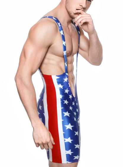 Stars & Stripes Singlet Patriotism Never Looked So Sexy