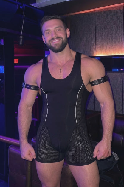 Joylgbt Men’s Black Bodysuit Shorts